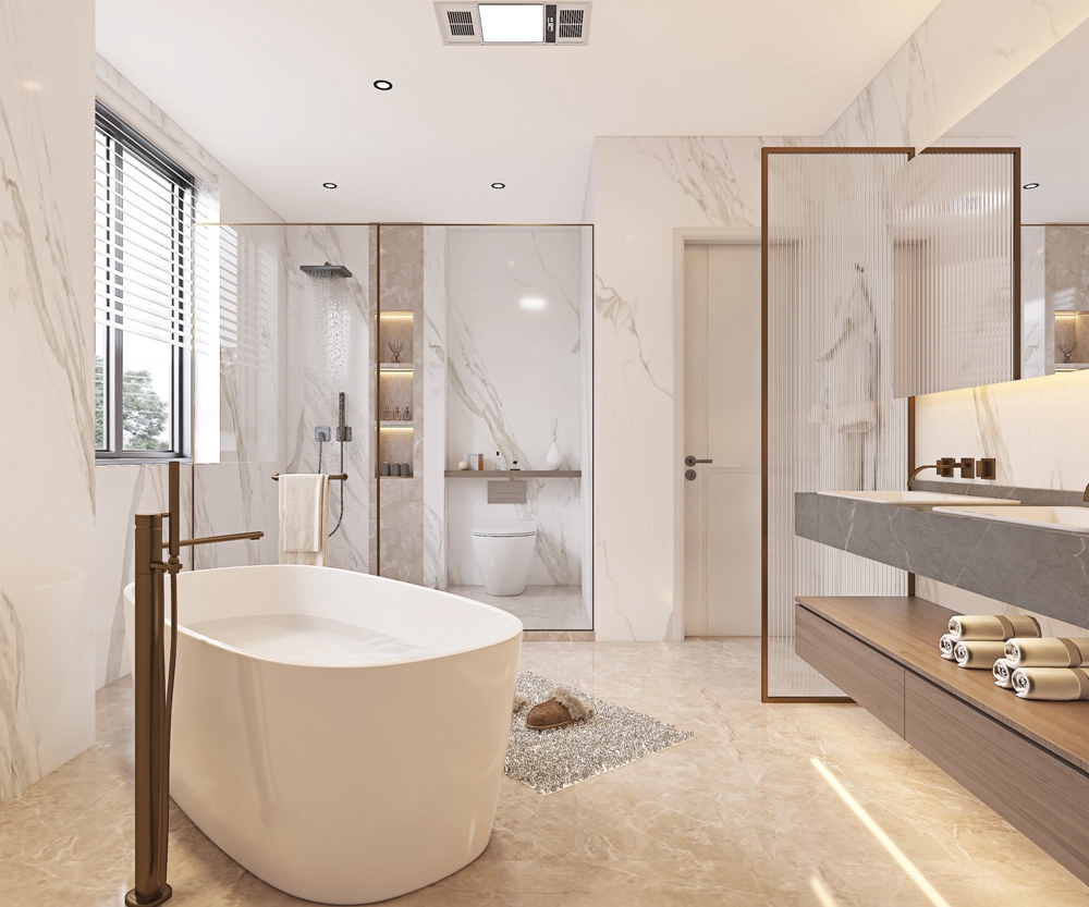 意式轻奢风卫生间壁挂马桶 现代卫浴装修的新宠