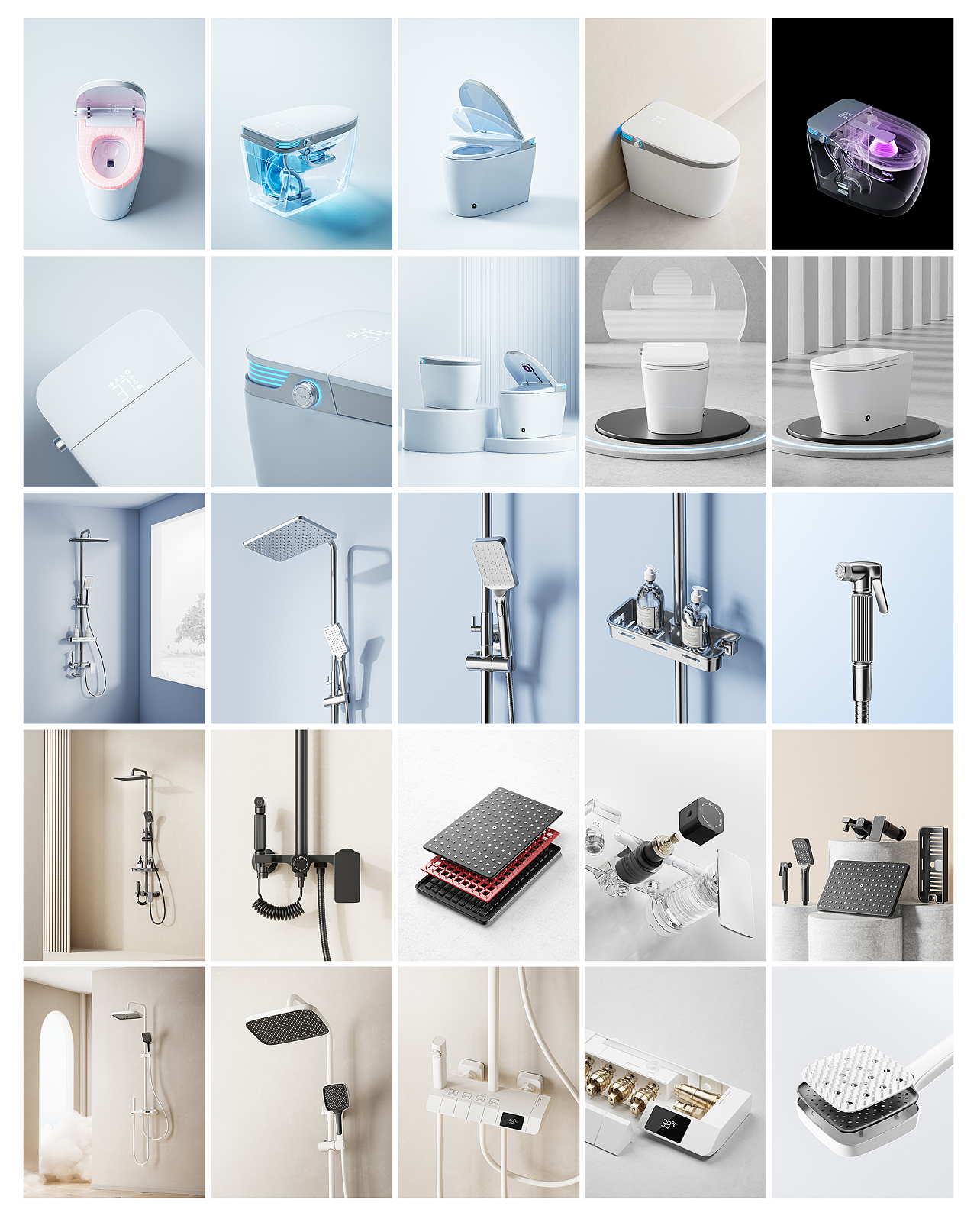 卫浴产品设计与渲染 数字化流程的艺术与创新